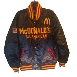 EUC Headgear Classics McDonald's All American Anthony Davis #32 Satin Jacket XL